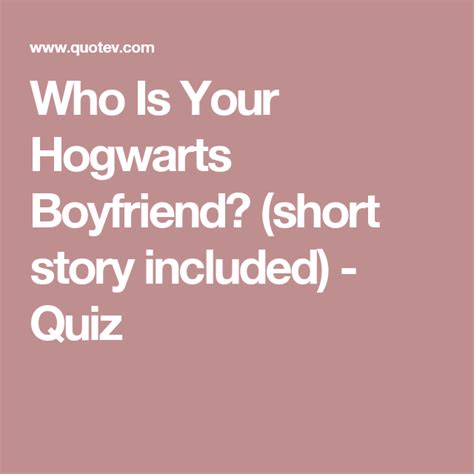 your hogwarts boyfriend love story